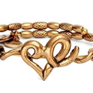 Alex & Ani V66 HEART WRAP Rafaelian Gold